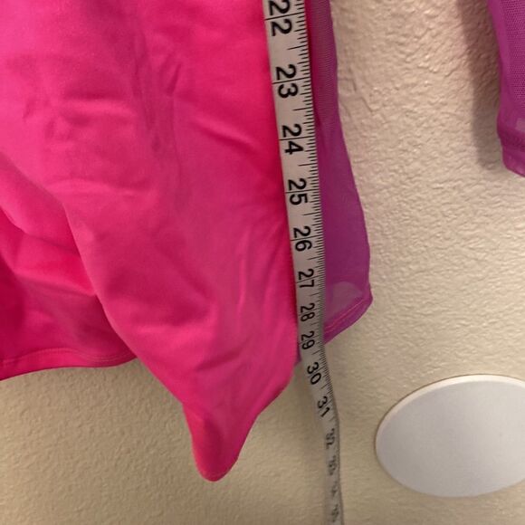 The Line up dance costume 2 piece hot Barbie pink CARLSBAD BIKETARD adult - S - Picture 4 of 8